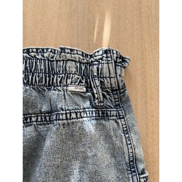 MOTHER The Ruffle Greaser Ankle Jeans in Threading The Needle Size 27 Stretch - Picture 10 of 10
